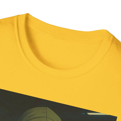 Humans Are Not Real, Alien Humor Unisex T-Shirt, Funny Graphic Tee, Space Lover Gift, Casual Wear, Gift for Nerds, Quirky Statement Shirt