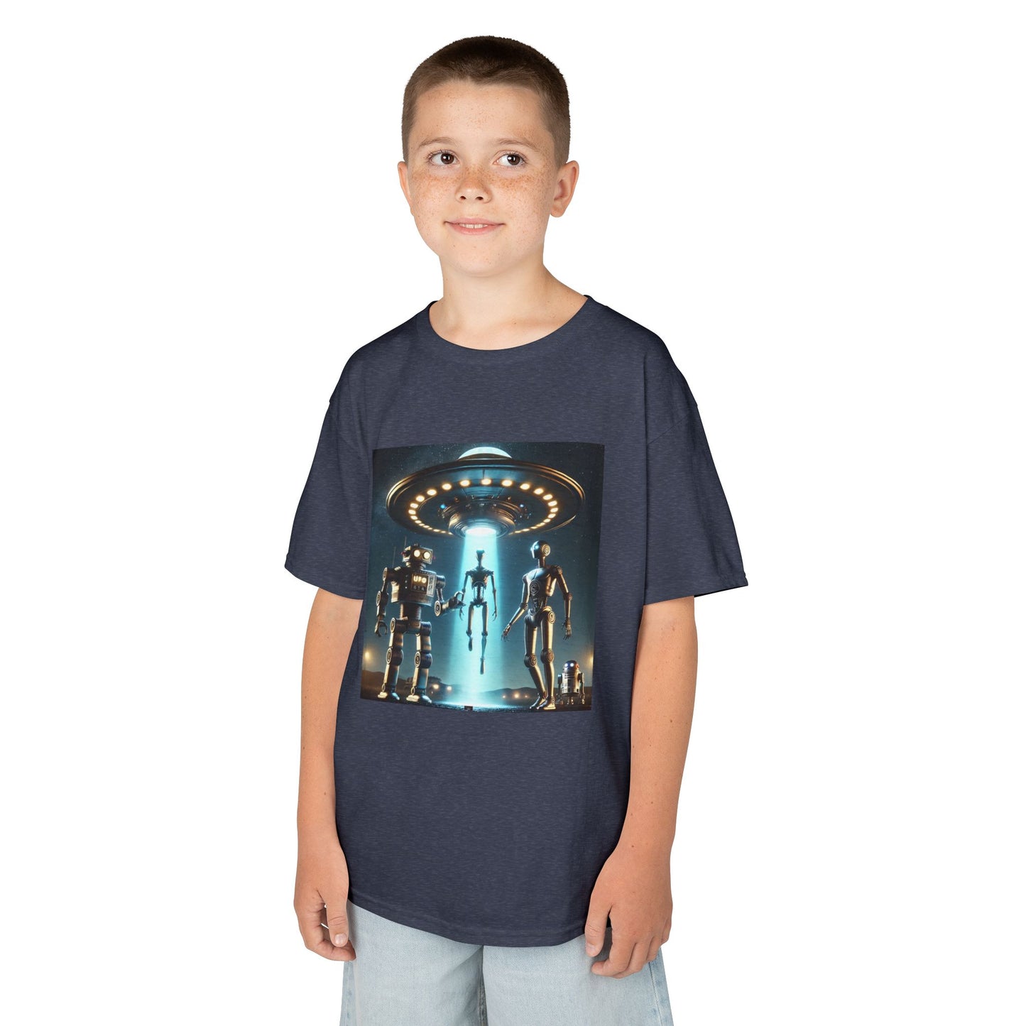 Alien Encounter Kids Tee, Fun Graphic Tee for Young Explorers, Perfect for Birthdays, Space Lovers, Casual Wear, Gift Idea