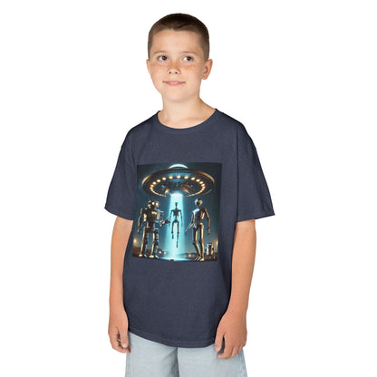 Alien Encounter Kids Tee, Fun Graphic Tee for Young Explorers, Perfect for Birthdays, Space Lovers, Casual Wear, Gift Idea