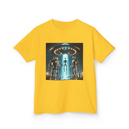 Alien Encounter Kids Tee, Fun Graphic Tee for Young Explorers, Perfect for Birthdays, Space Lovers, Casual Wear, Gift Idea
