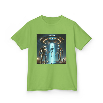 Alien Encounter Kids Tee, Fun Graphic Tee for Young Explorers, Perfect for Birthdays, Space Lovers, Casual Wear, Gift Idea
