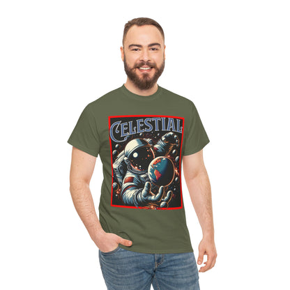 Celestial Astronaut Tee - Unisex Vintage Space Graphic T-Shirt, png, t-shirt, tshirts