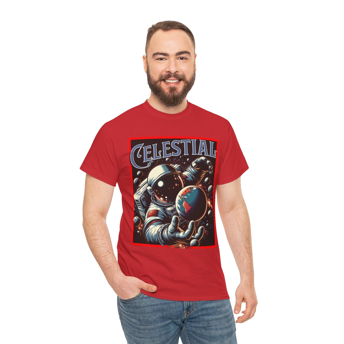 Celestial Astronaut Tee - Unisex Vintage Space Graphic T-Shirt, png, t-shirt, tshirts
