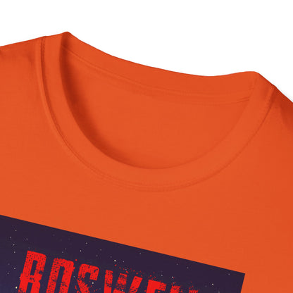 Roswell Alien Encounter Unisex T-Shirt, Retro Space UFO Tee, Sci-Fi Lovers Gift, Convention Wear, Extraterrestrial Tee, graphic design, png