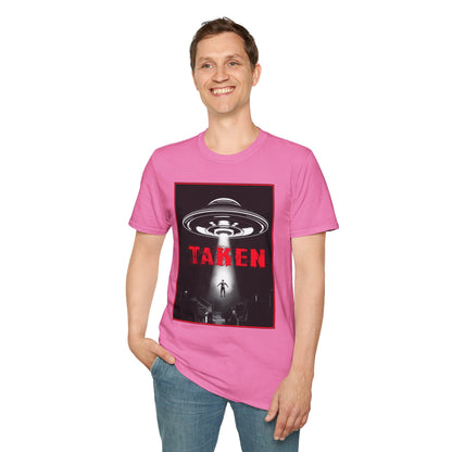 Taken, Alien Abduction, Unisex T-Shirt, Taken Graphic Tee, UFO Gift, Casual Wear, Sci-Fi Fan Apparel, Fun Statement Shirt, GraphicTees