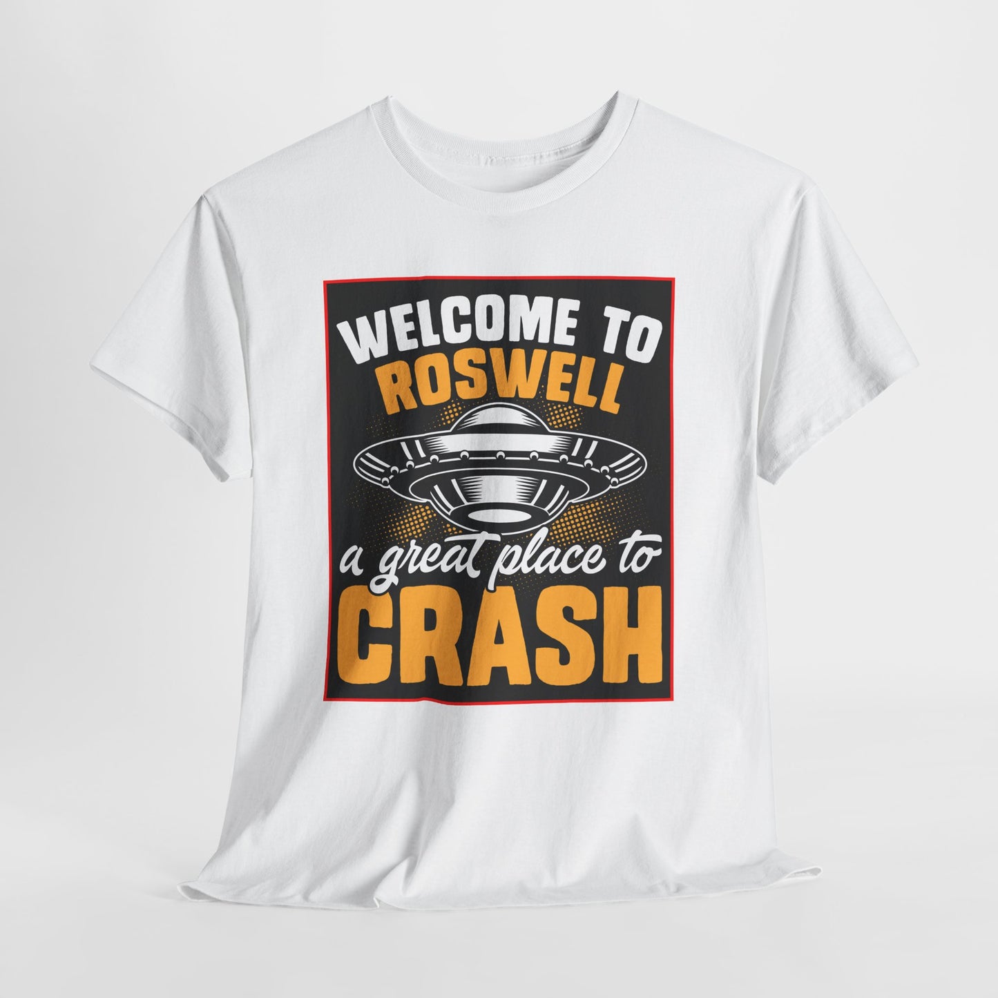 Roswell, UFO, Unisex Heavy Cotton Tee, graphic design, png, t-shirts, t-shirt, tshirts