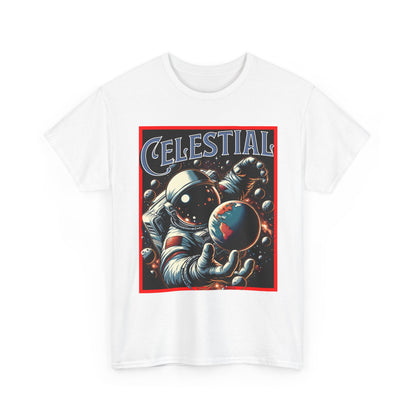 Celestial Astronaut Tee - Unisex Vintage Space Graphic T-Shirt, png, t-shirt, tshirts