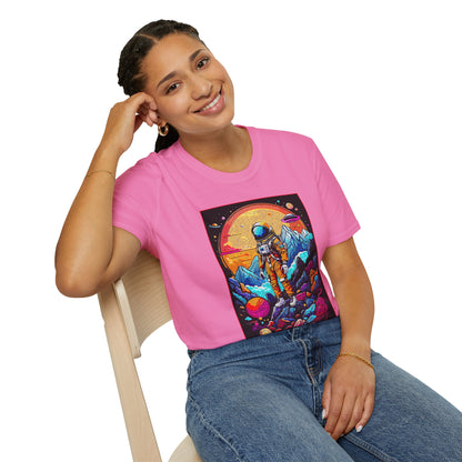 Astronaut Adventure T-Shirt | Cosmic Space Tee, Unisex Graphic Shirt, Gift for Space Lovers, Festival Wear, Outer Space Design