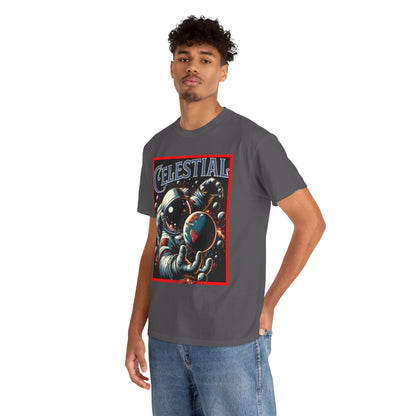 Celestial Astronaut Tee - Unisex Vintage Space Graphic T-Shirt, png, t-shirt, tshirts