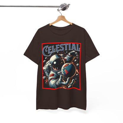 Celestial Astronaut Tee - Unisex Vintage Space Graphic T-Shirt, png, t-shirt, tshirts