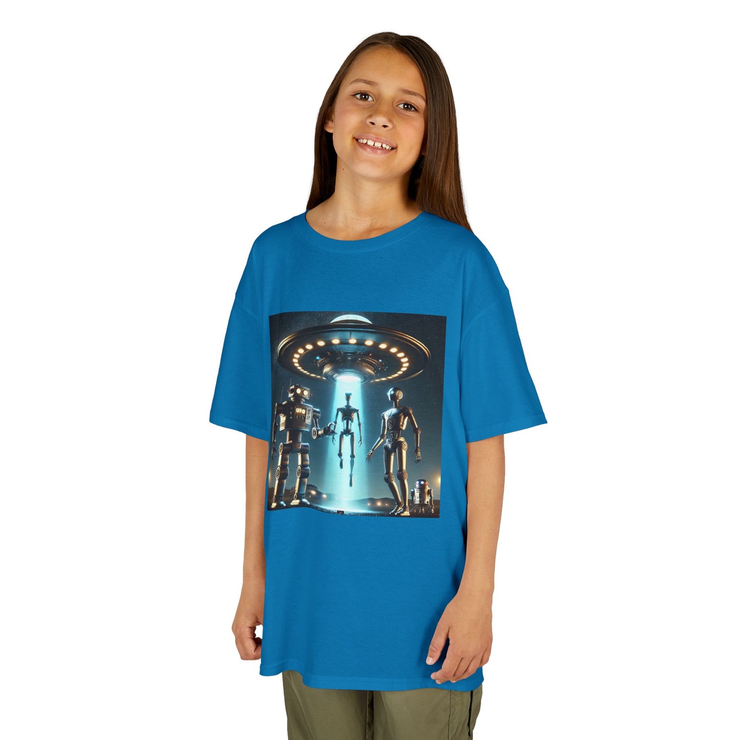 Alien Encounter Kids Tee, Fun Graphic Tee for Young Explorers, Perfect for Birthdays, Space Lovers, Casual Wear, Gift Idea