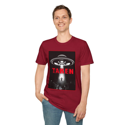 Taken, Alien Abduction, Unisex T-Shirt, Taken Graphic Tee, UFO Gift, Casual Wear, Sci-Fi Fan Apparel, Fun Statement Shirt, GraphicTees