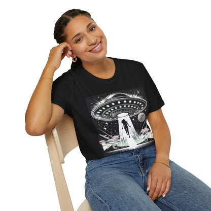 Cosmic Alien Abduction T-Shirt, Retro UFO Shirt, t-shirts, tshirts, Space Enthusiast Apparel, Graphic Tee, Gift for Sci-Fi Lovers, tees, png