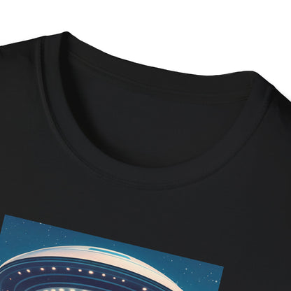 Cosmic Abduction Unisex T-Shirt | Space Alien Tee, UFO Graphic Shirt, Sci-Fi Fan Gift, Casual Style, Cool Vintage Look