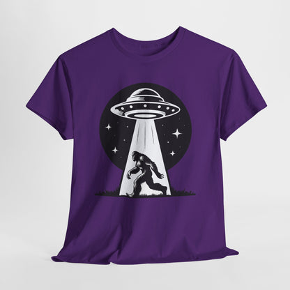 Bigfoot UFO Unisex Tee Graphic Design T-Shirt, GraphicTees, png, sublimation