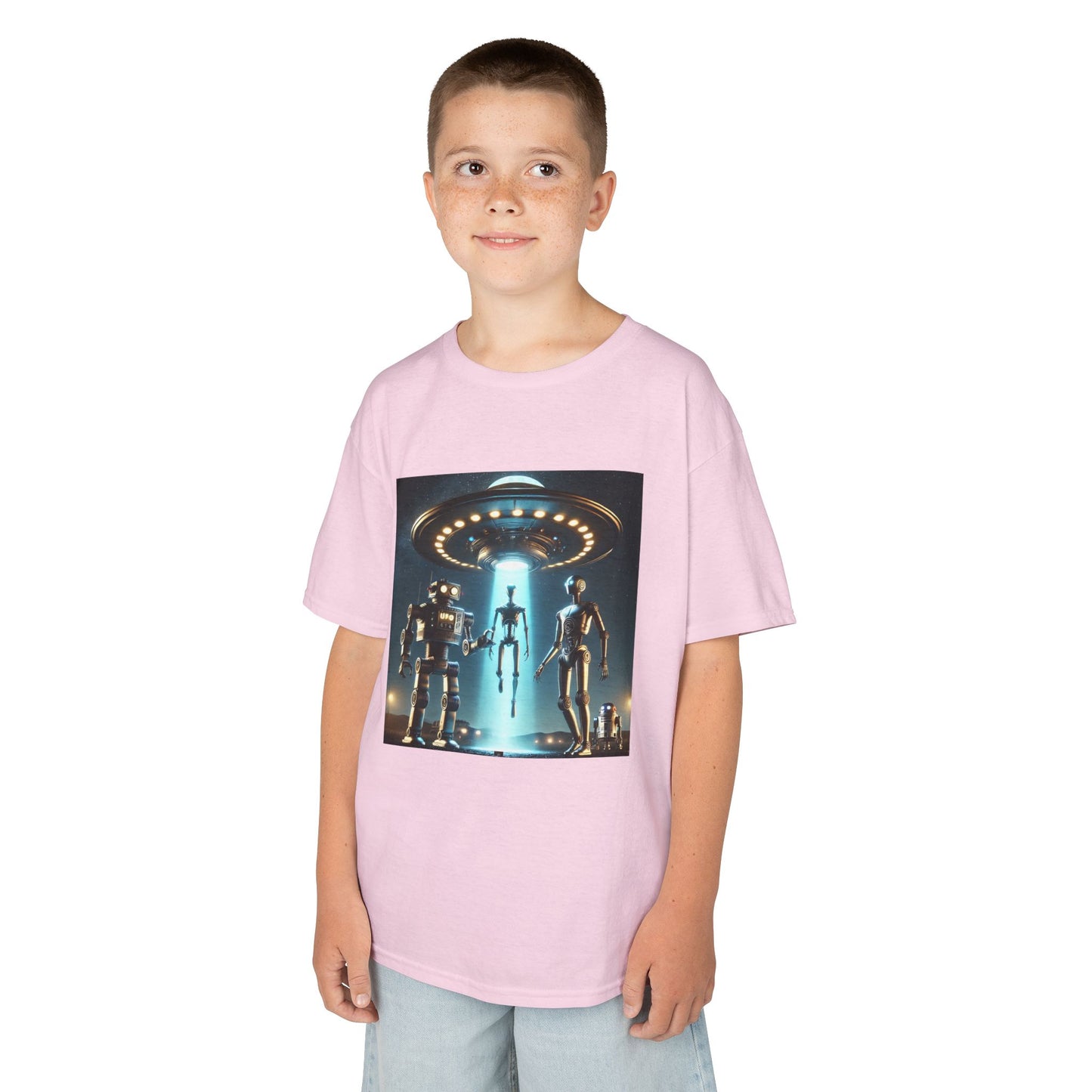 Alien Encounter Kids Tee, Fun Graphic Tee for Young Explorers, Perfect for Birthdays, Space Lovers, Casual Wear, Gift Idea