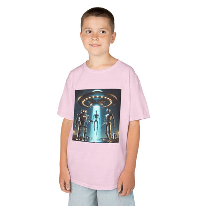 Alien Encounter Kids Tee, Fun Graphic Tee for Young Explorers, Perfect for Birthdays, Space Lovers, Casual Wear, Gift Idea