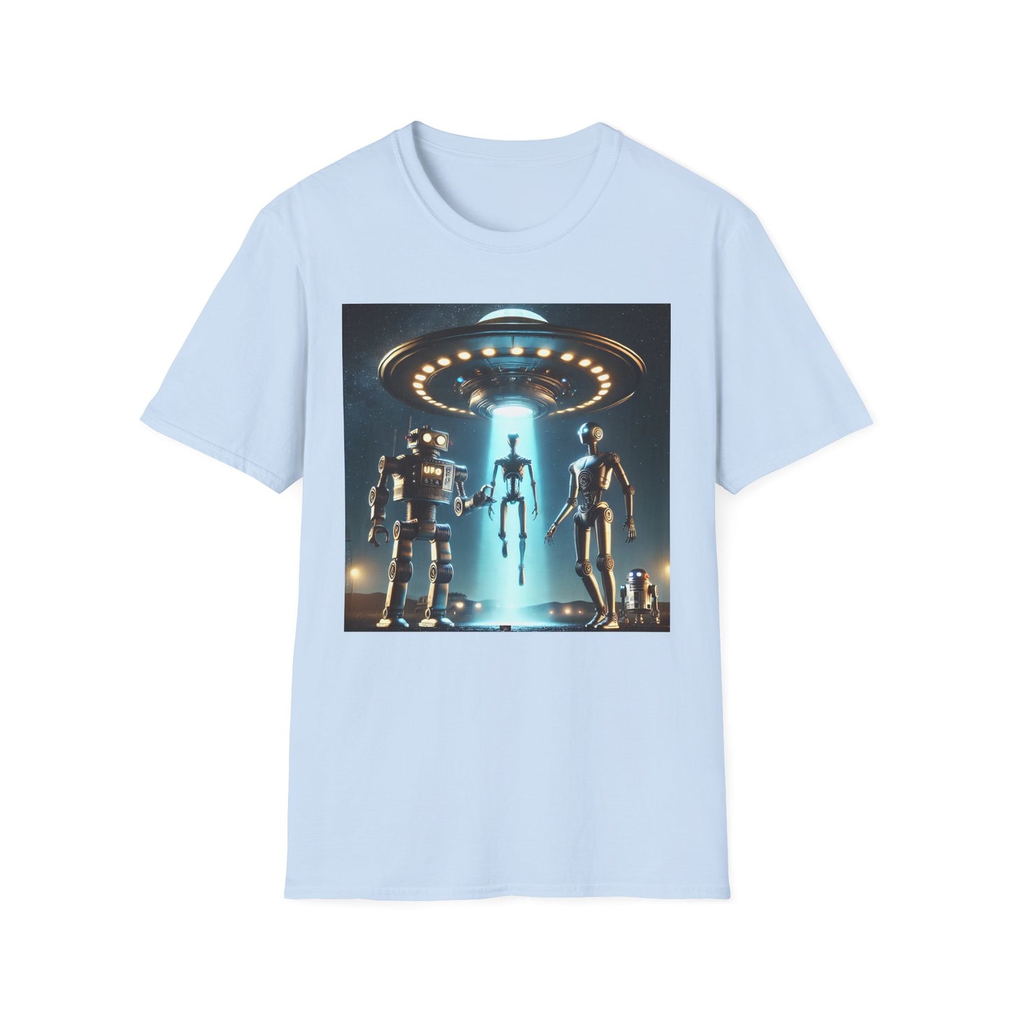 Retro Sci-Fi Unisex T-Shirt, Alien Design Shirt, Gift for Space Lovers, Cool Graphic Tee, Perfect for Sci-Fi Fans, Casual Wear