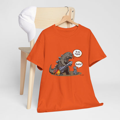 Godzilla, Son and SpaceX, Unisex Heavy Cotton Tee, print design, t-shirt, t-shirts, t-shirts, png, funny, cartoons, tee