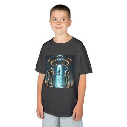 Alien Encounter Kids Tee, Fun Graphic Tee for Young Explorers, Perfect for Birthdays, Space Lovers, Casual Wear, Gift Idea