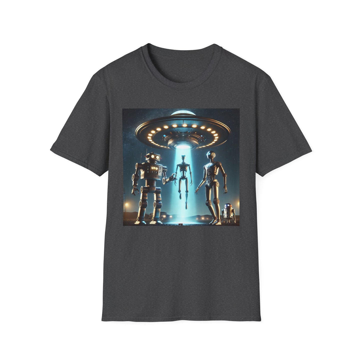 Retro Sci-Fi Unisex T-Shirt, Alien Design Shirt, Gift for Space Lovers, Cool Graphic Tee, Perfect for Sci-Fi Fans, Casual Wear