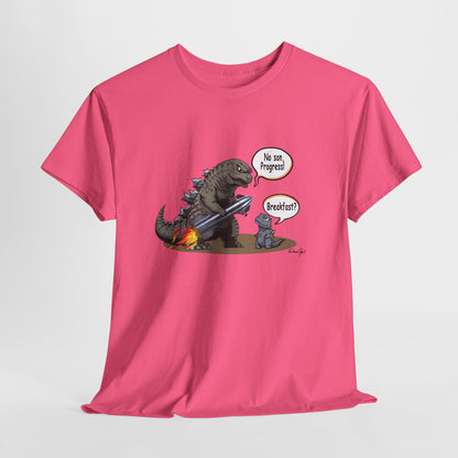 Godzilla, Son and SpaceX, Unisex Heavy Cotton Tee, print design, t-shirt, t-shirts, t-shirts, png, funny, cartoons, tee