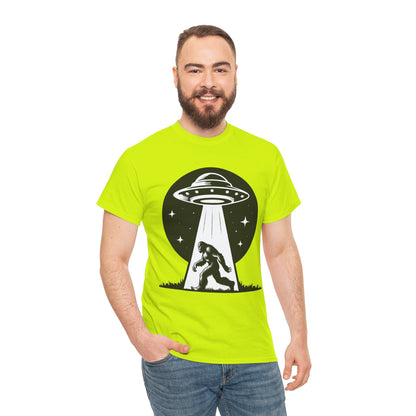 Bigfoot UFO Unisex Tee Graphic Design T-Shirt, GraphicTees, png, sublimation