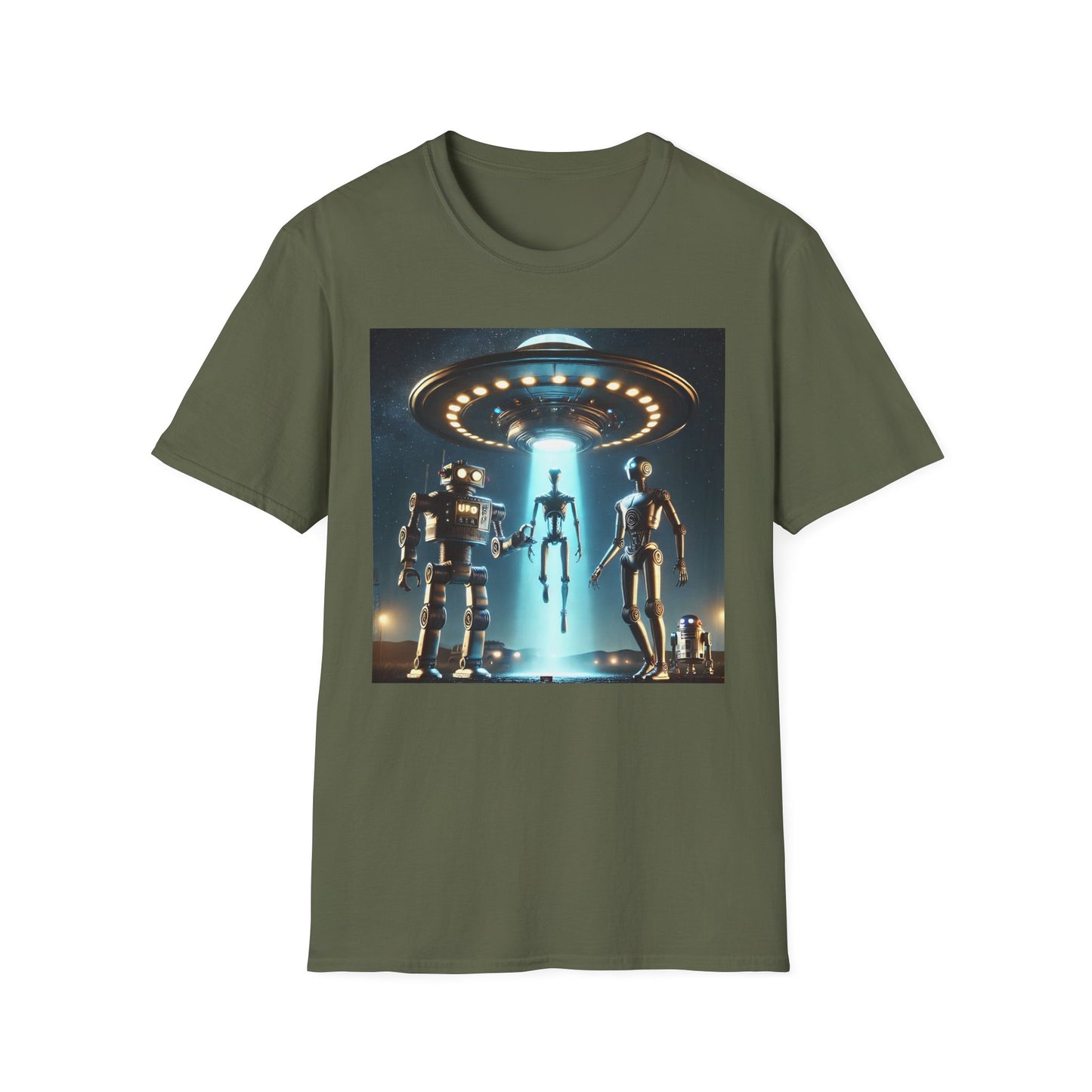 Retro Sci-Fi Unisex T-Shirt, Alien Design Shirt, Gift for Space Lovers, Cool Graphic Tee, Perfect for Sci-Fi Fans, Casual Wear