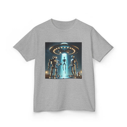 Alien Encounter Kids Tee, Fun Graphic Tee for Young Explorers, Perfect for Birthdays, Space Lovers, Casual Wear, Gift Idea