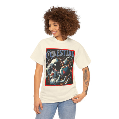 Celestial Astronaut Tee - Unisex Vintage Space Graphic T-Shirt, png, t-shirt, tshirts