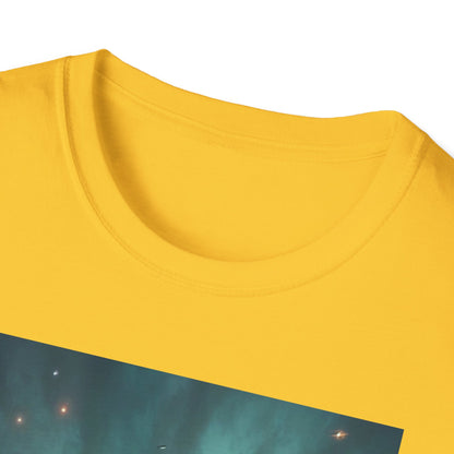 Roswell City Limits, Alien Sunset Softstyle T-Shirt | Unisex Graphic Tee, UFO Theme Shirt, Casual, Gift for Sci-Fi Lovers, Summer Fashion