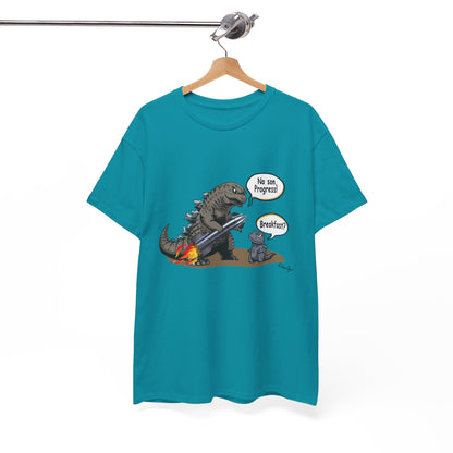 Godzilla, Son and SpaceX, Unisex Heavy Cotton Tee, print design, t-shirt, t-shirts, t-shirts, png, funny, cartoons, tee