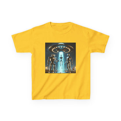 Alien Encounter Kids Tee, Fun Graphic Tee for Young Explorers, Perfect for Birthdays, Space Lovers, Casual Wear, Gift Idea