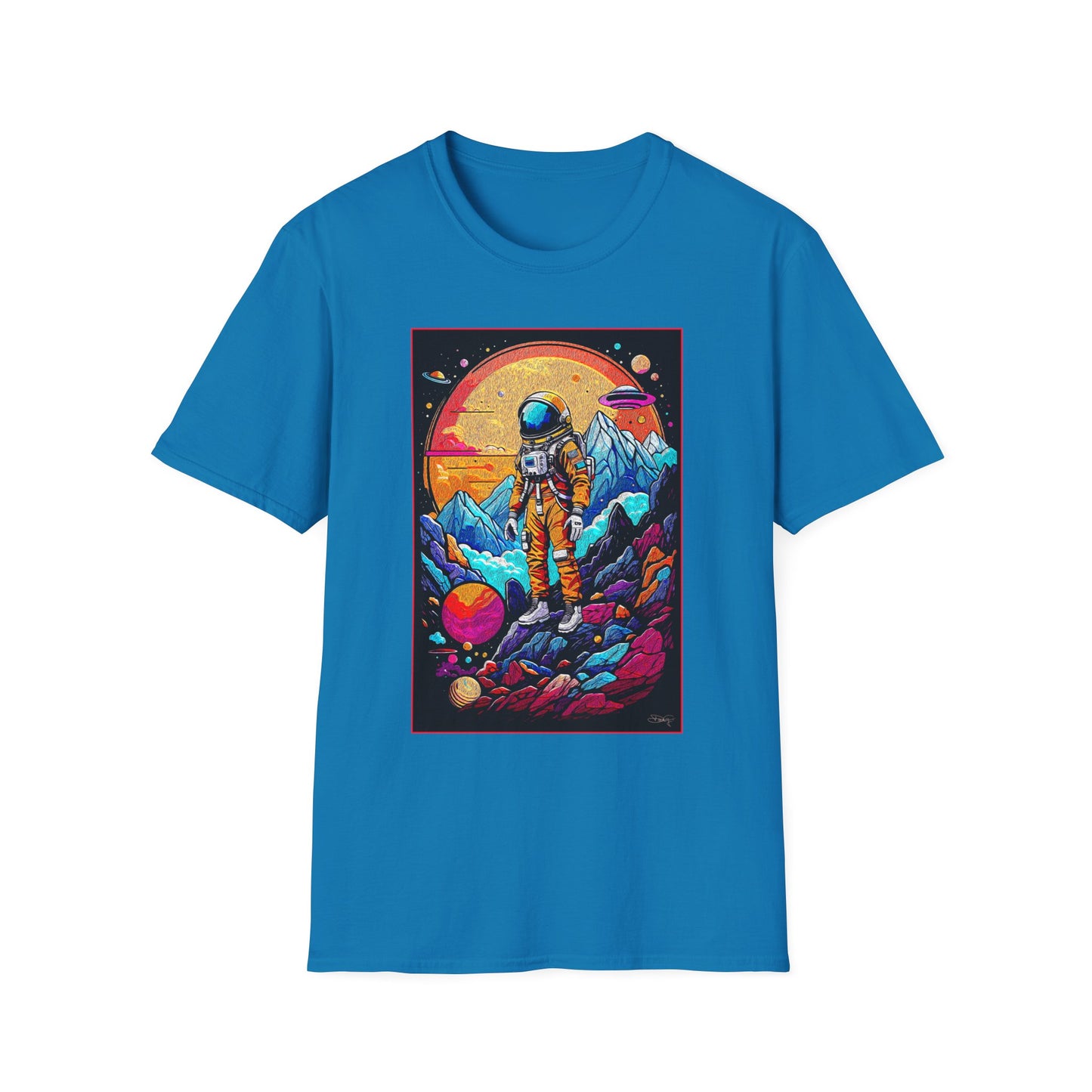 Astronaut Adventure T-Shirt | Cosmic Space Tee, Unisex Graphic Shirt, Gift for Space Lovers, Festival Wear, Outer Space Design