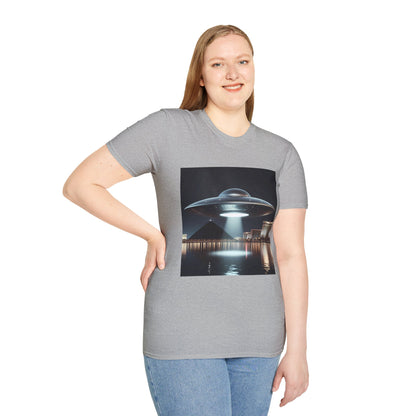 Las Vegas UFO, Vintage UFO Graphic Unisex T-Shirt, Retro Tee for Sci-Fi Lovers, Gift for Space Enthusiasts, Cool Alien Design, Unique Casual Wear