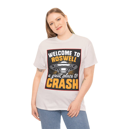 Roswell, UFO, Unisex Heavy Cotton Tee, graphic design, png, t-shirts, t-shirt, tshirts