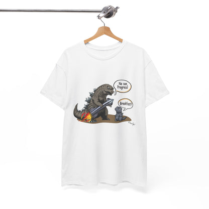 Godzilla, Son and SpaceX, Unisex Heavy Cotton Tee, print design, t-shirt, t-shirts, t-shirts, png, funny, cartoons, tee