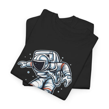 Discover Gravity. Unisex Heavy Cotton Tee - Fun Astronaut, Astronomy Graphic Tee - Unisex graphic design, png Express Delivery available