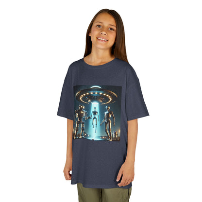 Alien Encounter Kids Tee, Fun Graphic Tee for Young Explorers, Perfect for Birthdays, Space Lovers, Casual Wear, Gift Idea