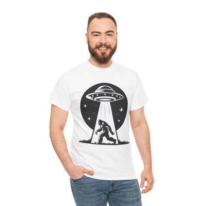Bigfoot UFO Unisex Tee Graphic Design T-Shirt, GraphicTees, png, sublimation