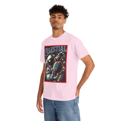 Celestial Astronaut Tee - Unisex Vintage Space Graphic T-Shirt, png, t-shirt, tshirts