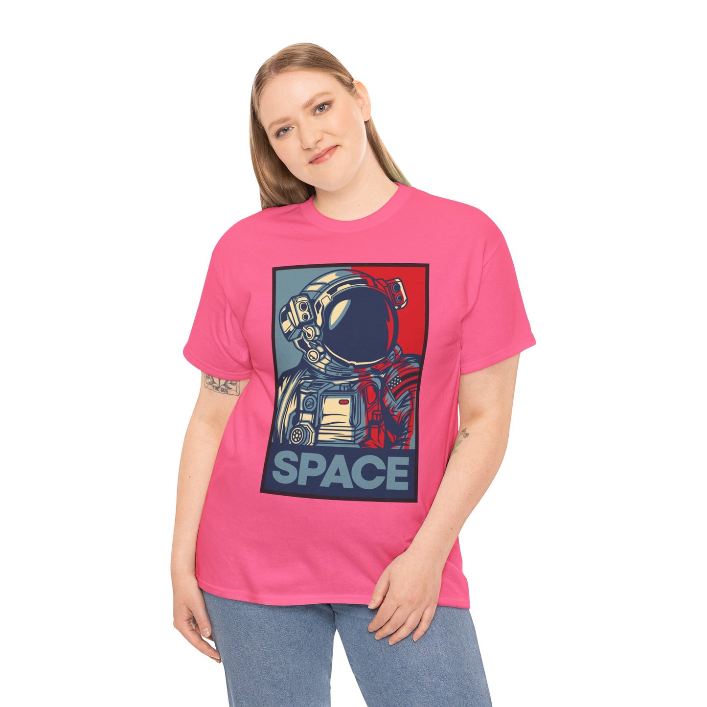 Space, Unisex Heavy Cotton Tee, Space Race Tee. spacex, t-shirt, tshirt, png