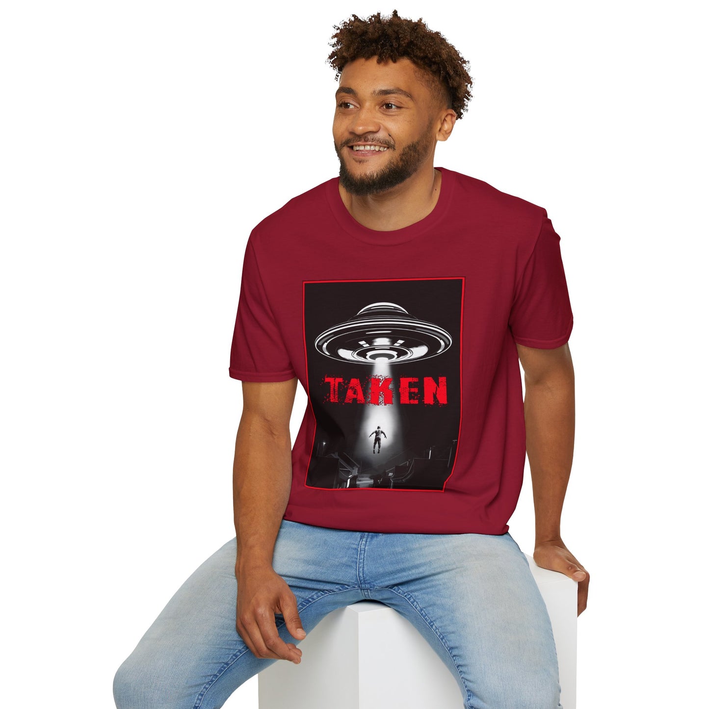 Taken, Alien Abduction, Unisex T-Shirt, Taken Graphic Tee, UFO Gift, Casual Wear, Sci-Fi Fan Apparel, Fun Statement Shirt, GraphicTees