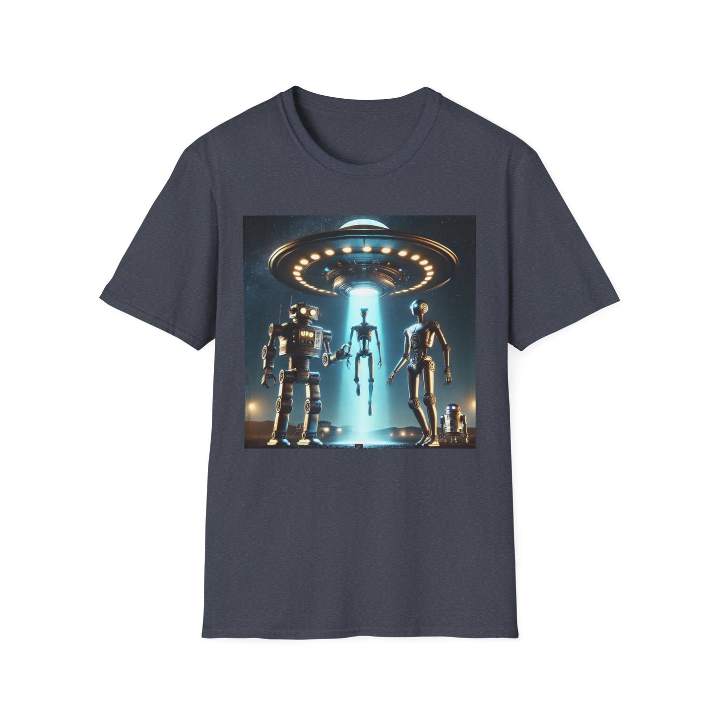 Retro Sci-Fi Unisex T-Shirt, Alien Design Shirt, Gift for Space Lovers, Cool Graphic Tee, Perfect for Sci-Fi Fans, Casual Wear