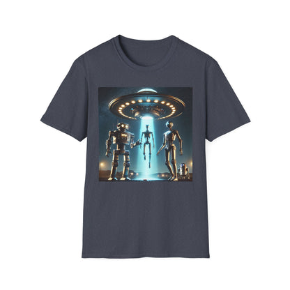 Retro Sci-Fi Unisex T-Shirt, Alien Design Shirt, Gift for Space Lovers, Cool Graphic Tee, Perfect for Sci-Fi Fans, Casual Wear