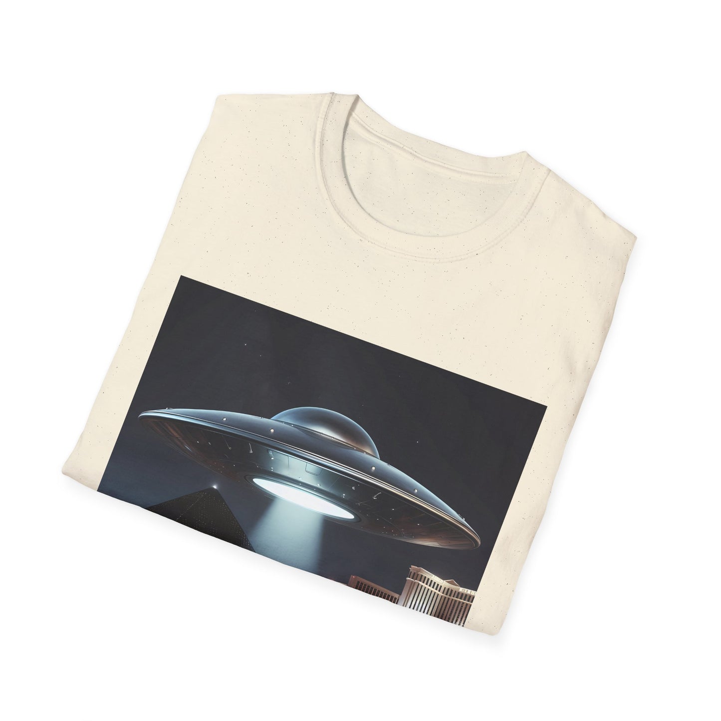 Las Vegas UFO, Vintage UFO Graphic Unisex T-Shirt, Retro Tee for Sci-Fi Lovers, Gift for Space Enthusiasts, Cool Alien Design, Unique Casual Wear