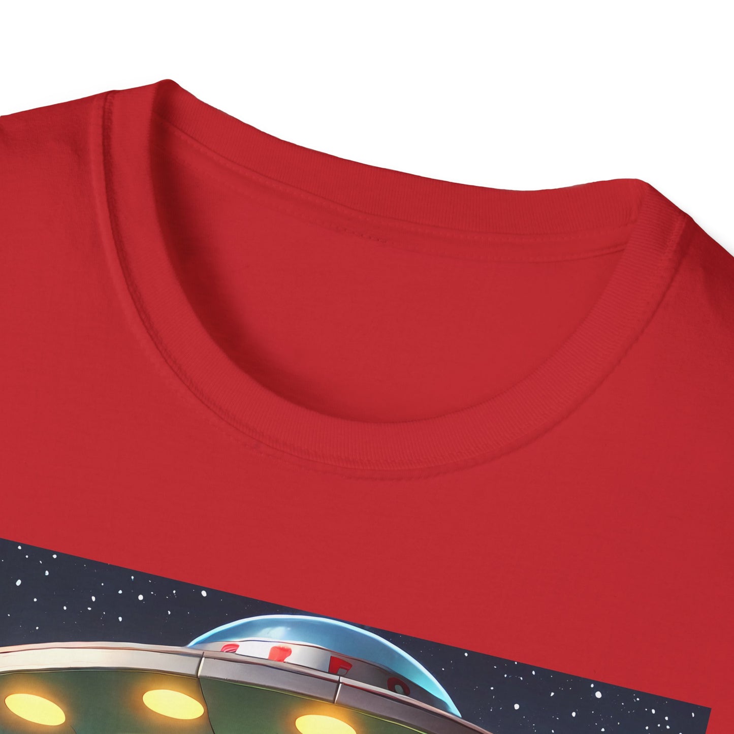 Cute Alien Dinosaur Unisex T-Shirt, Fun Graphic Tee, Kids & Adults, Space Theme, Playful Gift Idea, Birthday, Casual Wear