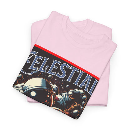 Celestial Astronaut Tee - Unisex Vintage Space Graphic T-Shirt, png, t-shirt, tshirts