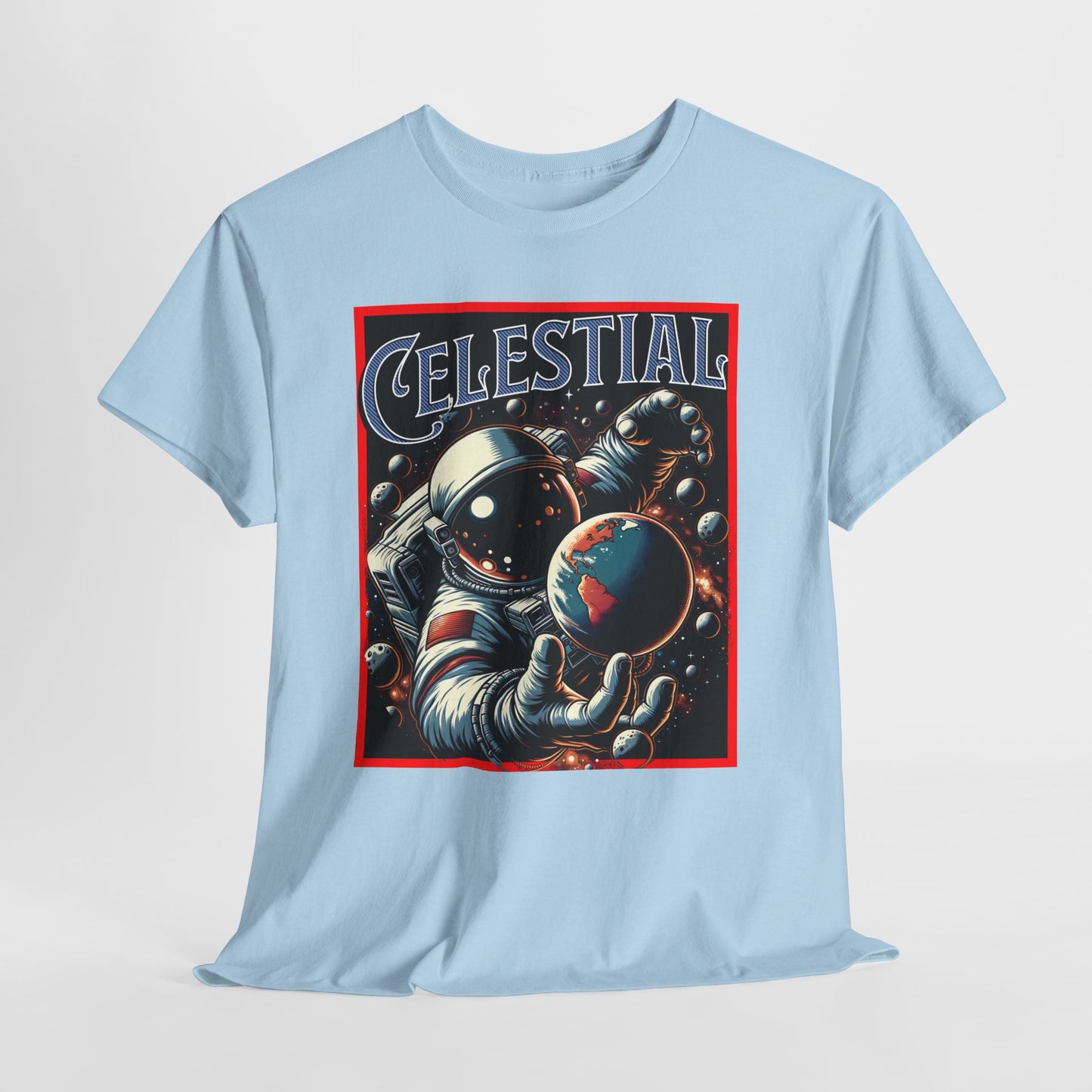 Celestial Astronaut Tee - Unisex Vintage Space Graphic T-Shirt, png, t-shirt, tshirts