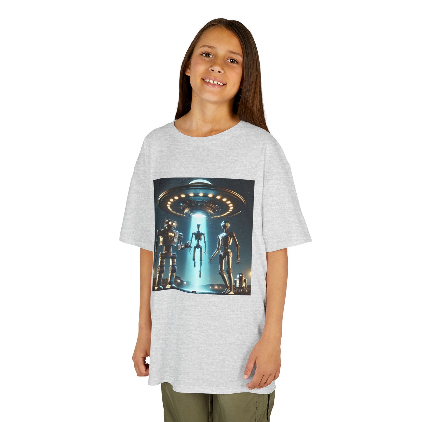 Alien Encounter Kids Tee, Fun Graphic Tee for Young Explorers, Perfect for Birthdays, Space Lovers, Casual Wear, Gift Idea